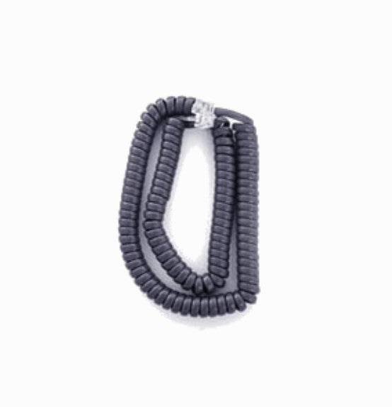 Fanvil curly cord for XU series headset, curve,black Fanvil curly cord for XU series headset, curve,black